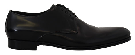Dolce & Gabbana Black Leather Formal Dress Shoes Dolce & Gabbana