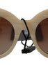 Dolce & Gabbana Beige Acetate Full Rim Brown Lense DG4294 Sunglasses Dolce & Gabbana