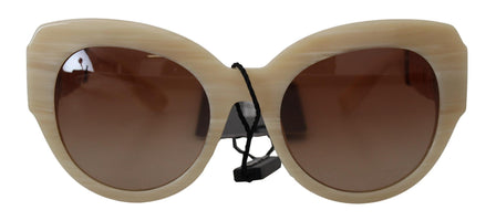 Dolce & Gabbana Beige Acetate Full Rim Brown Lense DG4294 Sunglasses Dolce & Gabbana