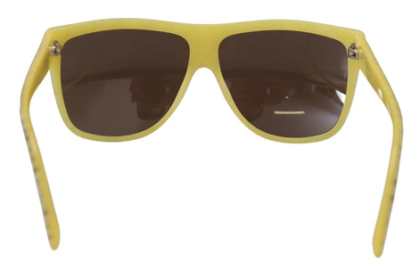 Dolce & Gabbana Yellow Stars Acetate Square Shades DG4125 Sunglasses Dolce & Gabbana