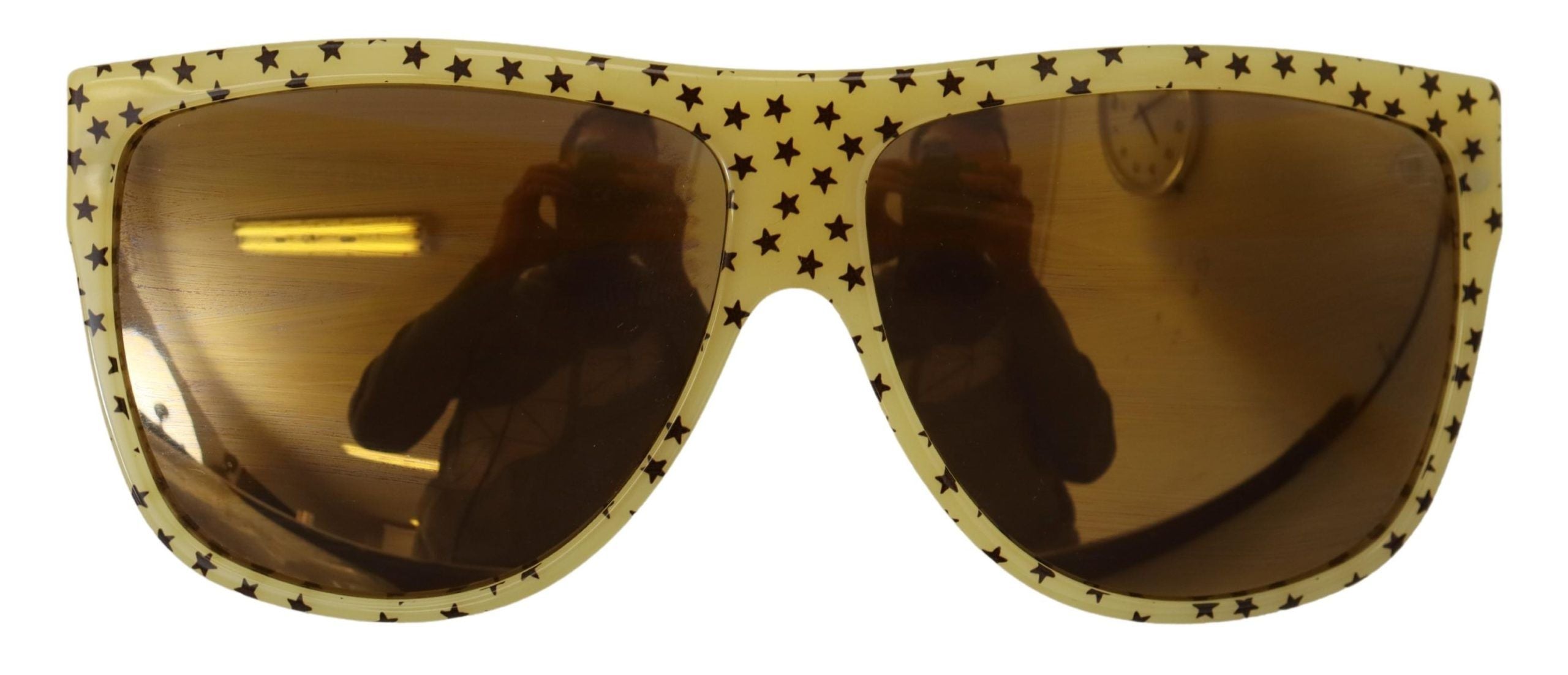 Dolce & Gabbana Yellow Stars Acetate Square Shades DG4125 Sunglasses Dolce & Gabbana