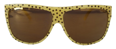 Dolce & Gabbana Yellow Stars Acetate Square Shades DG4125 Sunglasses Dolce & Gabbana