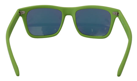 Dolce & Gabbana Green Rubber Full Rim Frame Shades DG6095 Acid Sunglasses Dolce & Gabbana