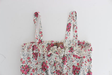 Ermanno Scervino Beachwear Pink Floral Beach Mini Dress Short Ermanno Scervino