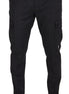 Dolce & Gabbana Gray Checked Cargo Trousers Stretch Pants Dolce & Gabbana