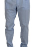 Dolce & Gabbana Blue Cotton Stretch Trousers Chinos Pants Dolce & Gabbana
