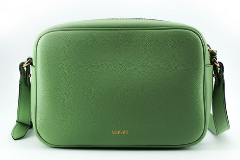 Versace Elegant Mint Green Leather Camera Case Bag Versace
