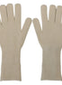 Dolce & Gabbana White Cashmere Knitted Hands Mitten Mens Gloves Dolce & Gabbana