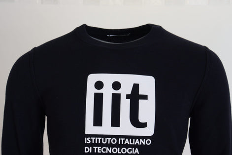 Dolce & Gabbana Blue Cashmere iit Print Pullover Sweater Dolce & Gabbana