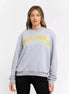 Trussardi Gray Cotton Women Sweatshirt Trussardi
