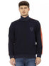 Automobili Lamborghini Blue Polyester Men Sweatshirt Automobili Lamborghini