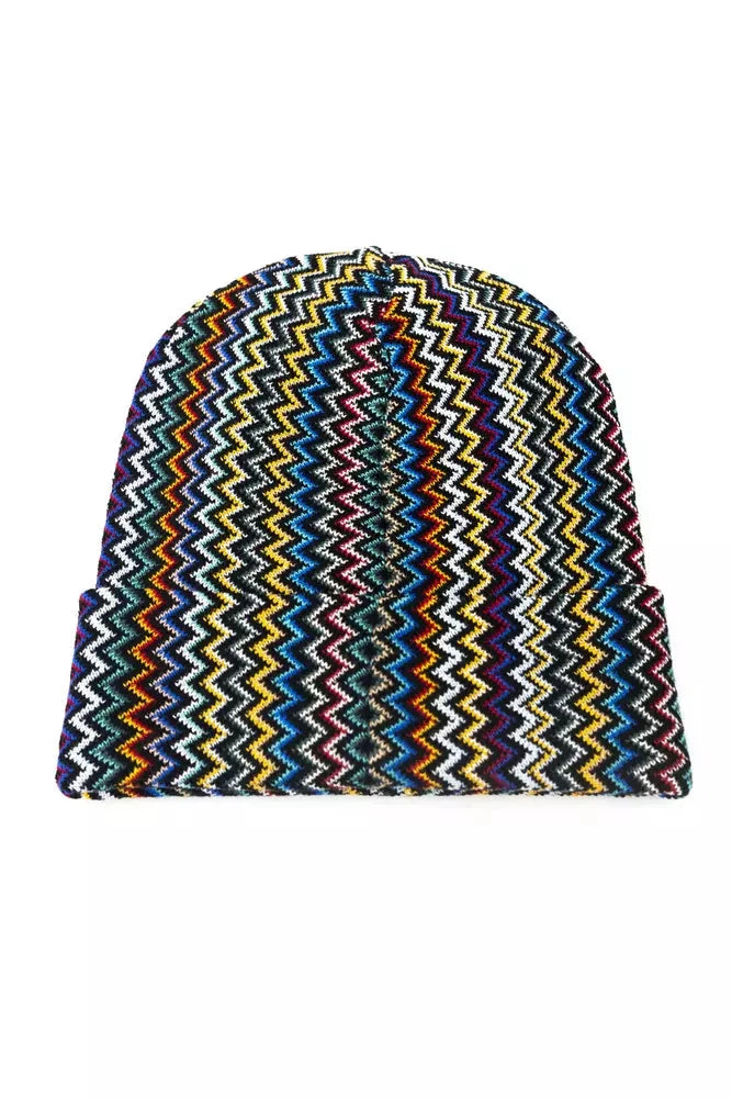 Missoni Multicolor Wool Men Hat Missoni