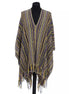 Missoni Multicolor Wool Women Poncho Missoni