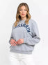 Trussardi Gray Cotton Women Sweatshirt Trussardi