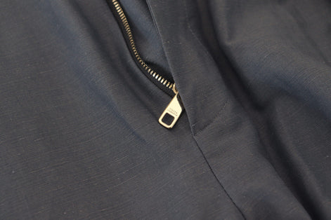 Dolce & Gabbana Blue Linen Chino Men Formal Pants Dolce & Gabbana