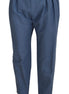Dolce & Gabbana Blue Linen Chino Formal Pants Dolce & Gabbana