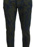 Dolce & Gabbana Blue Green Skinny Cotton Denim Jeans Dolce & Gabbana
