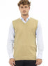 Alpha Studio Beige Viscose Men Jacket Alpha Studio