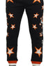 Dolce & Gabbana Black Orange Star Trousers Sport Pants Dolce & Gabbana