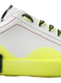 Dolce & Gabbana White Yellow Portofino Leather Sneakers Shoes Dolce & Gabbana