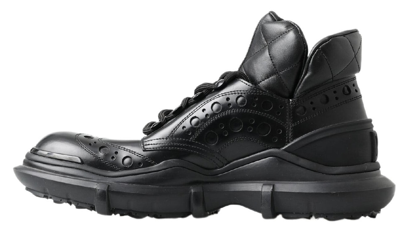 Dolce & Gabbana Black Leather Ankle Casual Boots Dolce & Gabbana