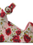Dolce & Gabbana Multicolor floral print Wedges Floral Ankle Strap Sandals Dolce & Gabbana