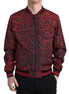 Dolce & Gabbana Red Leopard Bomber Short Coat Jacket Dolce & Gabbana