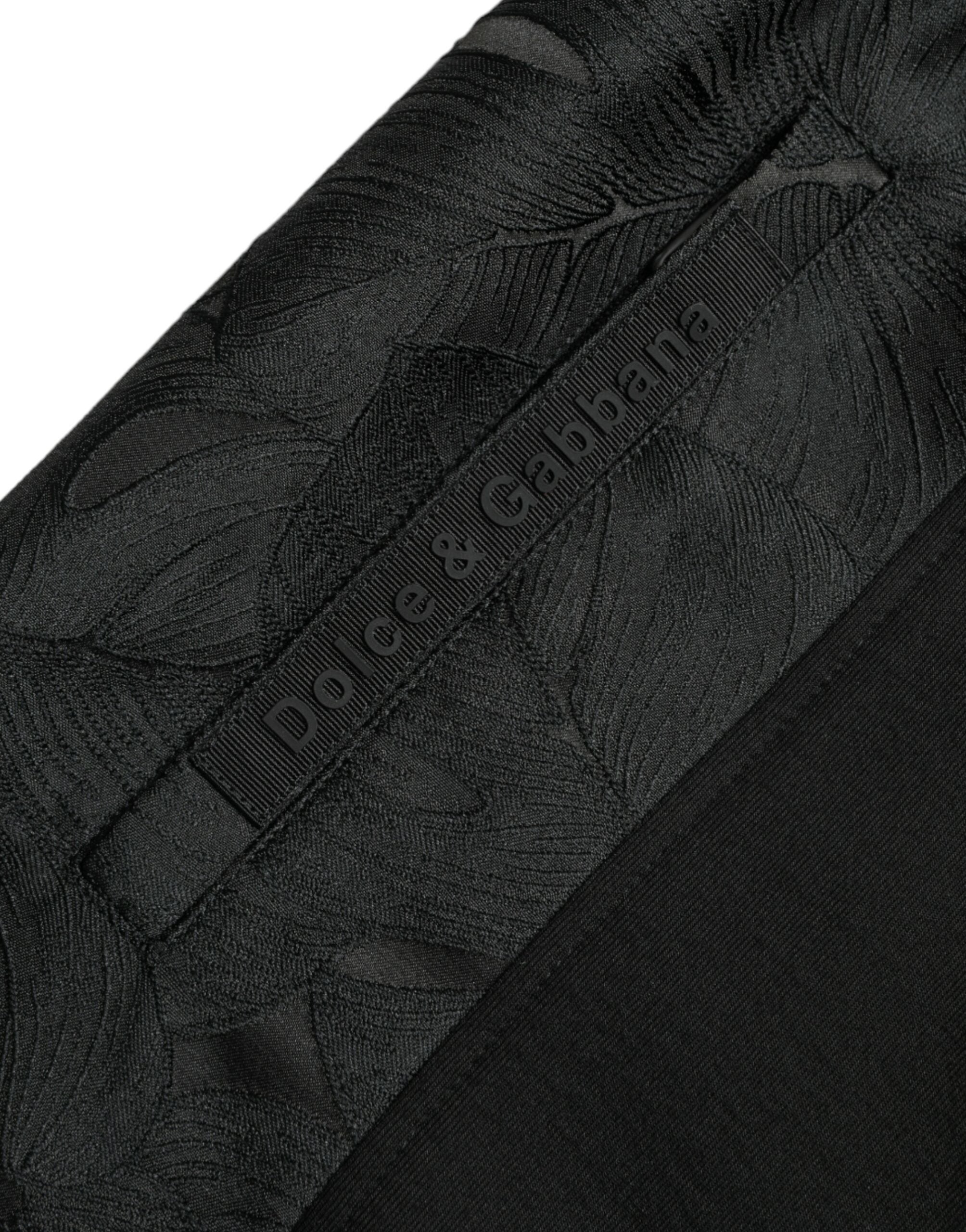 Dolce & Gabbana Black Cotton Slim Stretch Jogger Pants Dolce & Gabbana