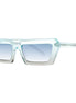 Emilio Pucci Turquoise Plastic Sunglasses Emilio Pucci