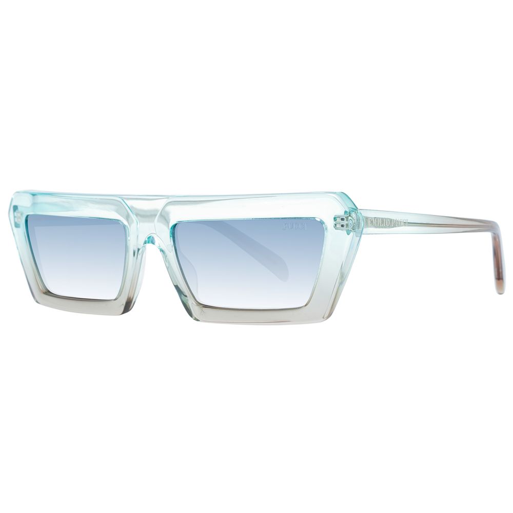 Emilio Pucci Turquoise Plastic Sunglasses Emilio Pucci