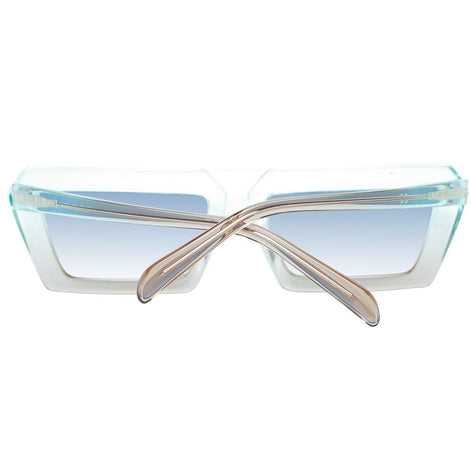 Emilio Pucci Turquoise Plastic Sunglasses Emilio Pucci