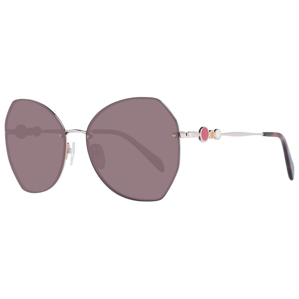 Emilio Pucci Rose Gold Metal Sunglasses Emilio Pucci