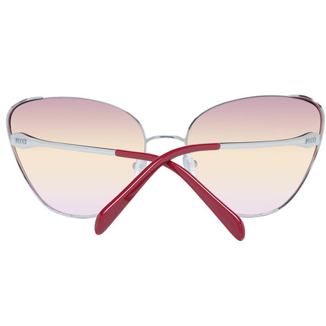 Emilio Pucci Silver Metal Sunglasses Emilio Pucci