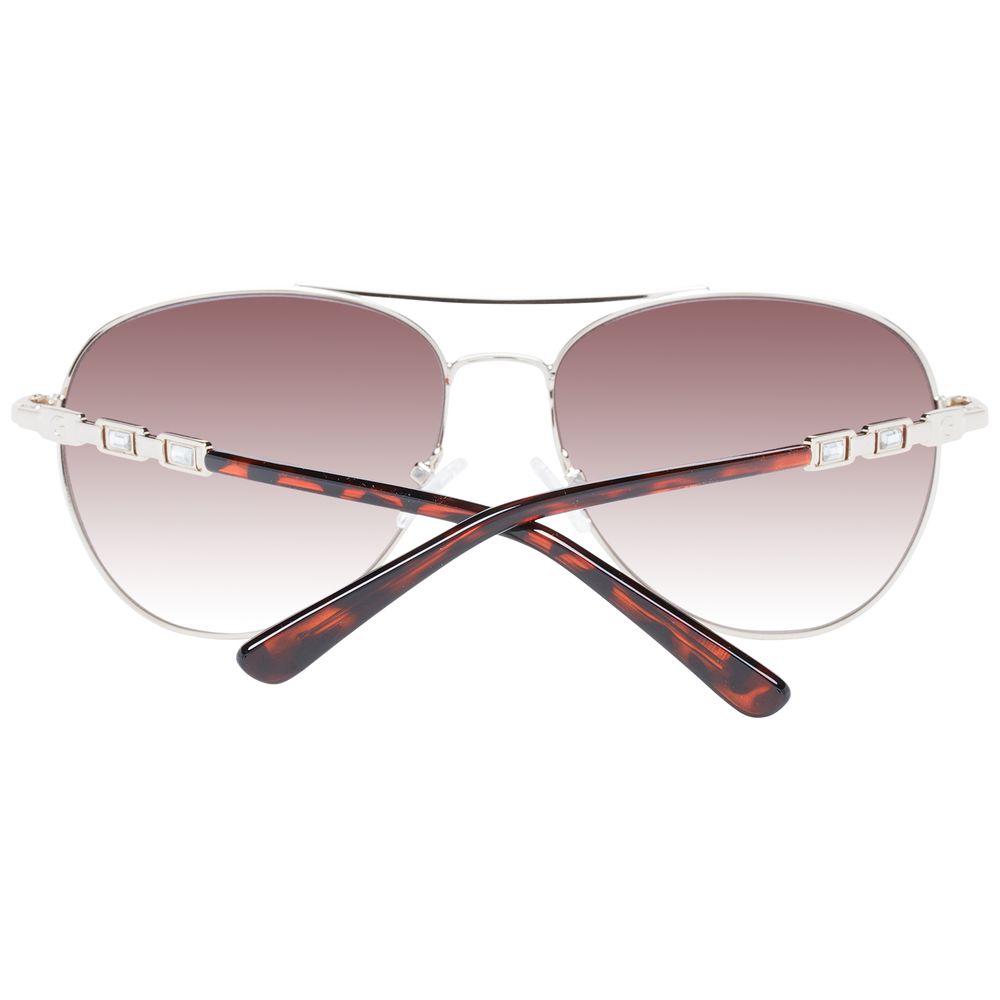 Guess Silver Metal Sunglasses Guess