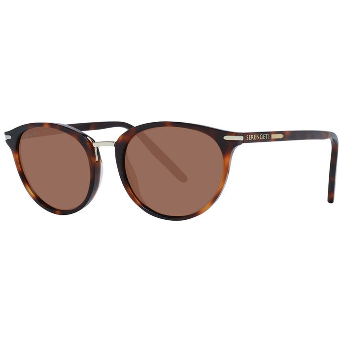 Serengeti Brown Acetate & Metal Sunglasses Serengeti