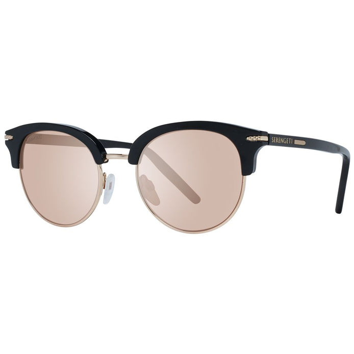 Serengeti Black Acetate & Metal Sunglasses Serengeti
