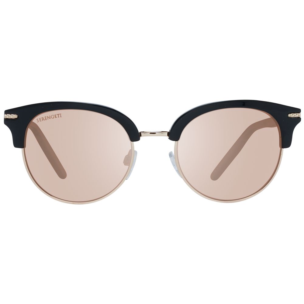 Serengeti Black Acetate & Metal Sunglasses Serengeti