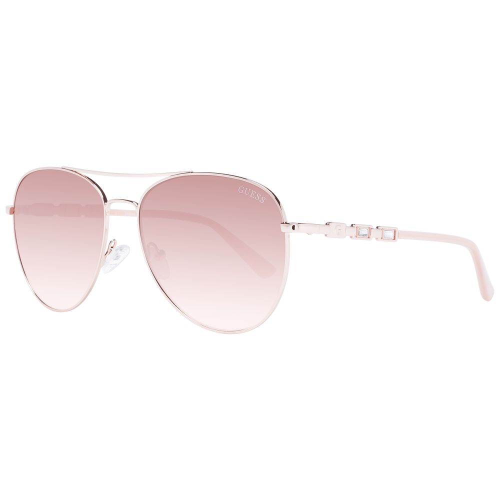 Guess Rose Gold Metal Sunglasses Guess