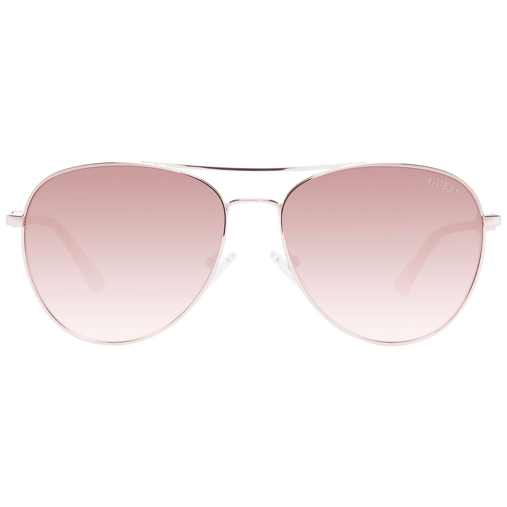 Guess Rose Gold Metal Sunglasses Guess