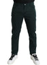 Dolce & Gabbana Green Cotton Stretch Skinny Men Denim Jeans Dolce & Gabbana