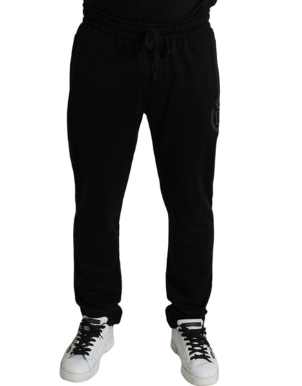 Dolce & Gabbana Black DG Logo Skinny Jogger Sweatpants Pants Dolce & Gabbana