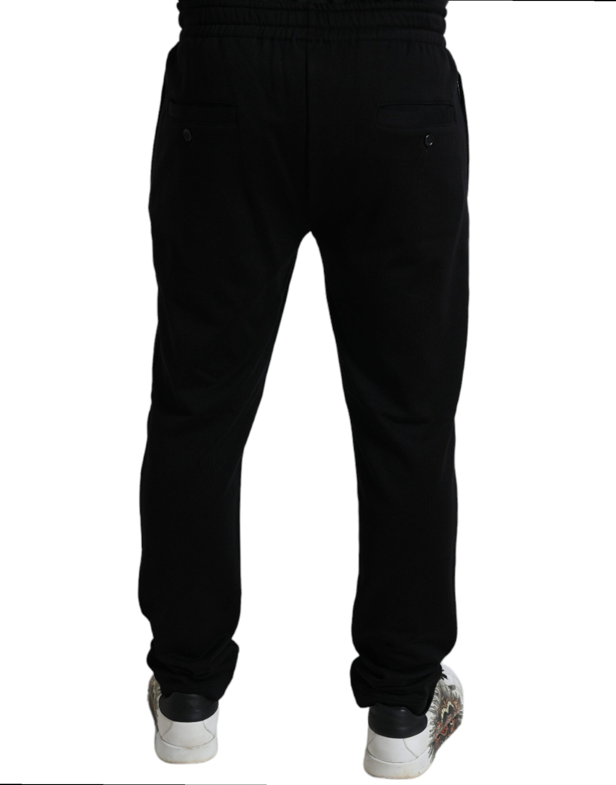 Dolce & Gabbana Black DG Logo Skinny Jogger Sweatpants Pants Dolce & Gabbana