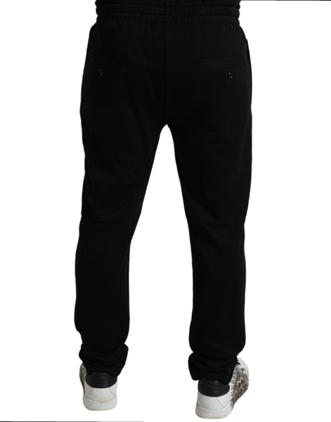 Dolce & Gabbana Black DG Logo Skinny Jogger Sweatpants Pants Dolce & Gabbana
