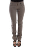 Ermanno Scervino Taupe Beige Slim Jeans Denim Pants Skinny Ermanno Scervino