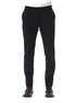 Trussardi Black Virgin Wool Men's Trouser Trussardi