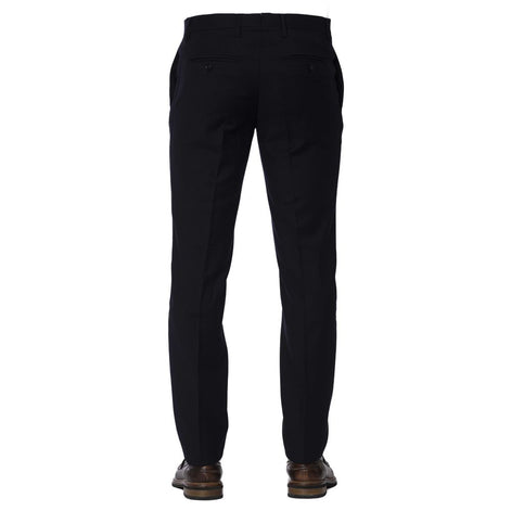 Trussardi Blue Wool Men Trouser Trussardi