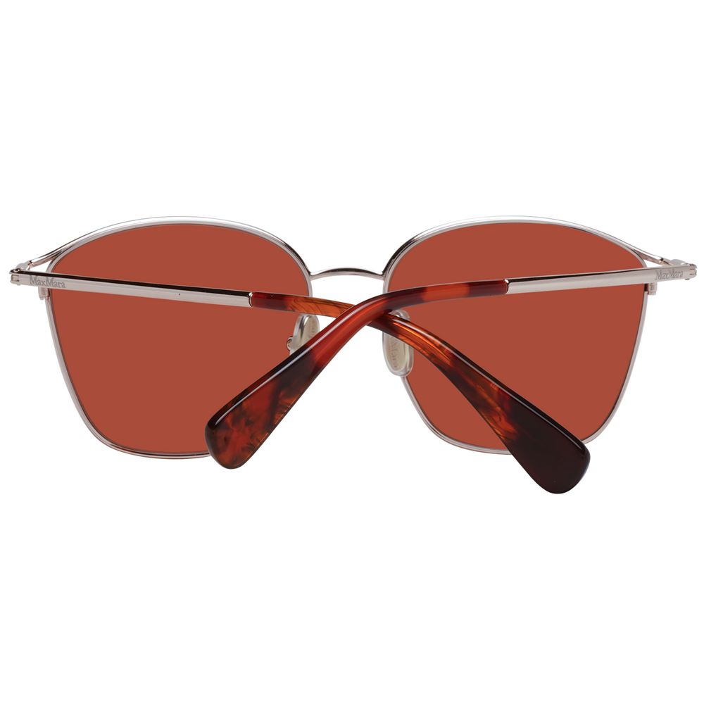Max Mara Rose Gold Metal Sunglasses Max Mara
