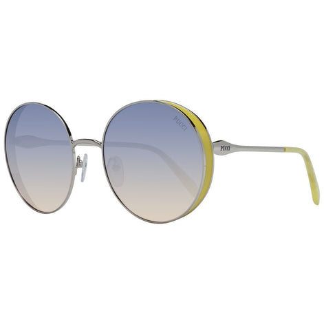 Emilio Pucci Silver Metal Sunglasses Emilio Pucci