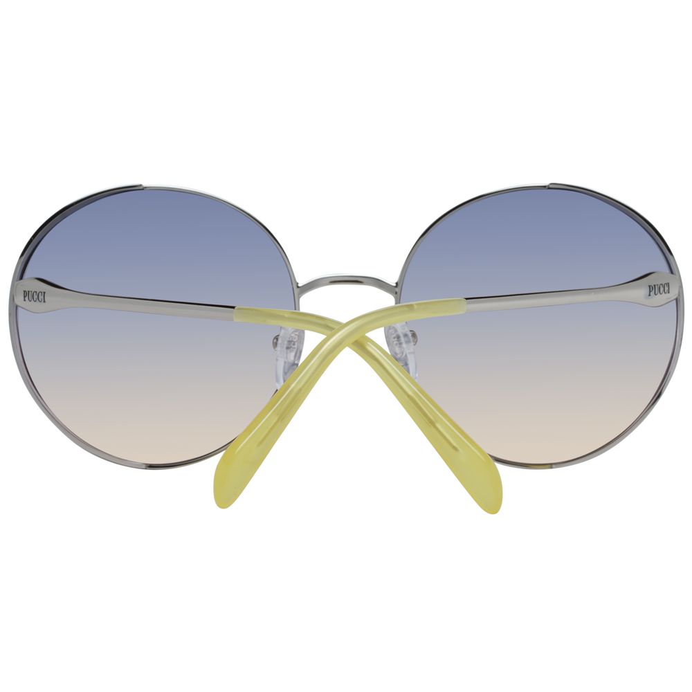 Emilio Pucci Silver Metal Sunglasses Emilio Pucci