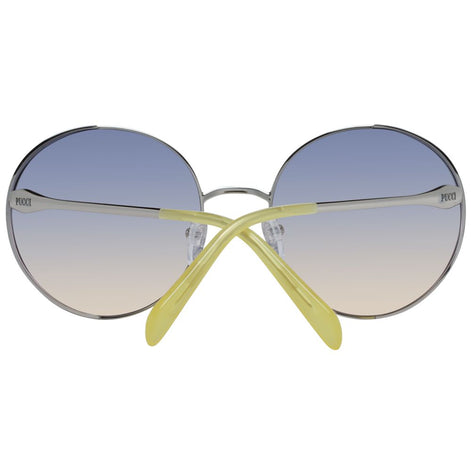 Emilio Pucci Silver Metal Sunglasses Emilio Pucci